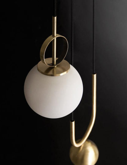 Glass Ball Droplight Pendant Lamp