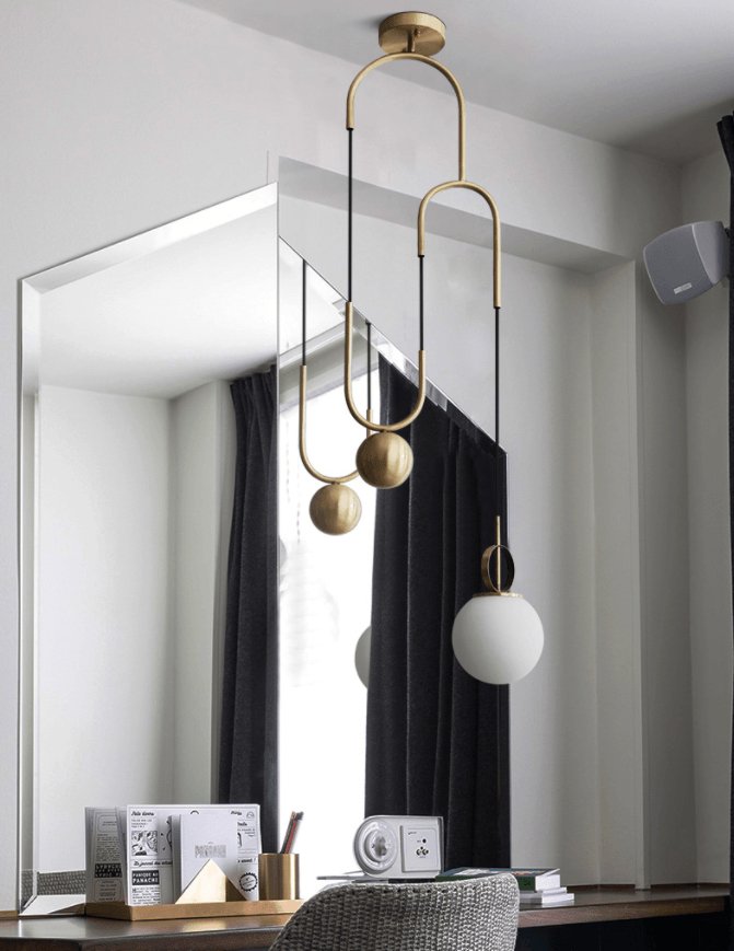 Glass Ball Droplight Pendant Lamp