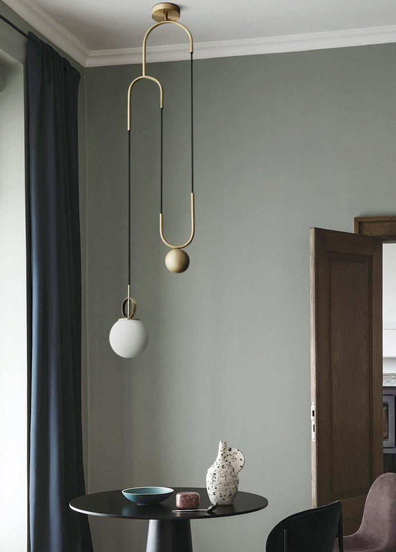 Glass Ball Droplight Pendant Lamp