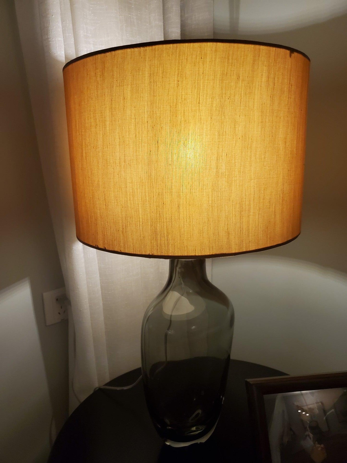 Glazed Crystal Nightstand lamp Table Lamp