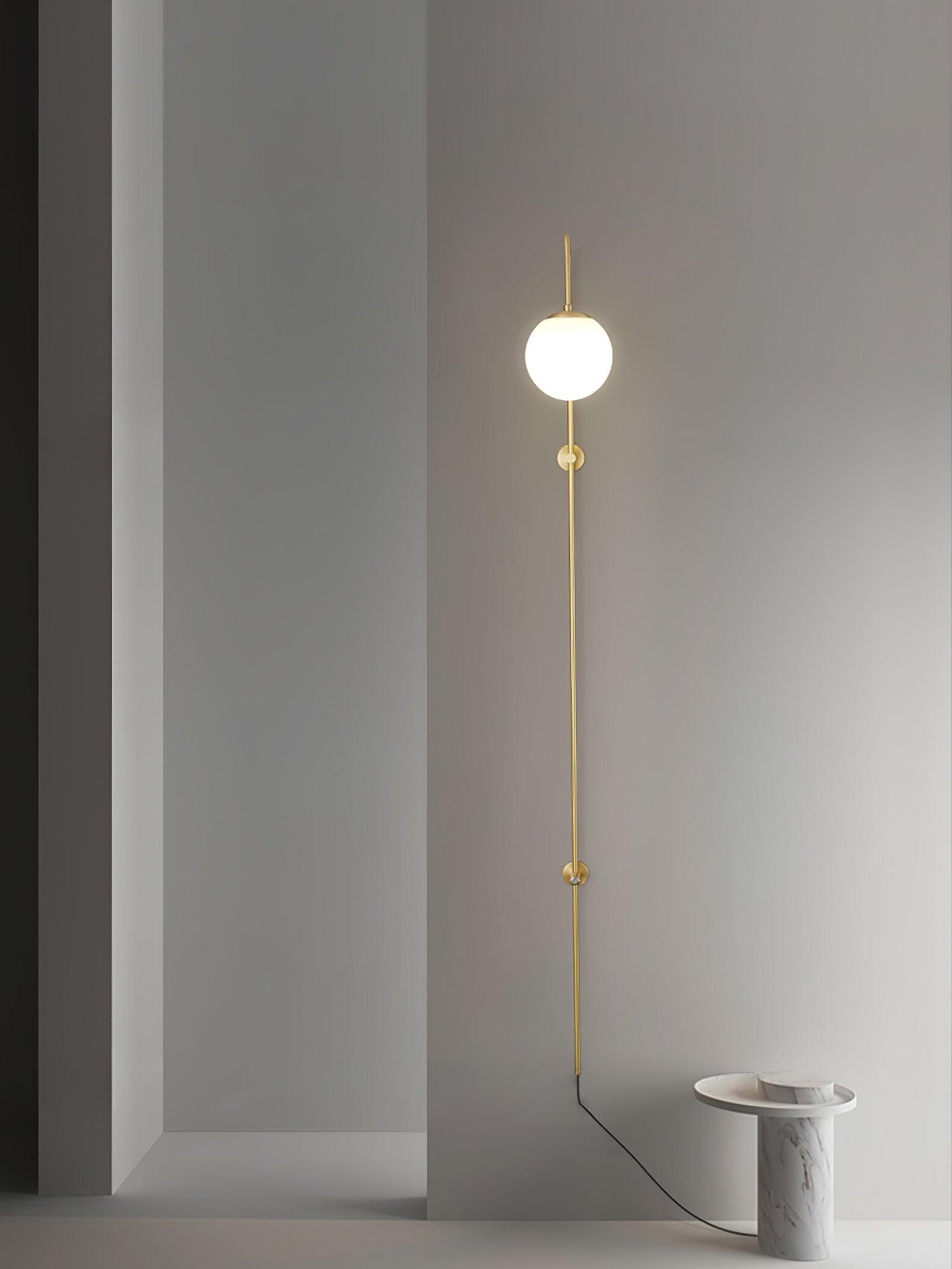 Globe Brass Plug-in Wall light fixture Wall Sconce