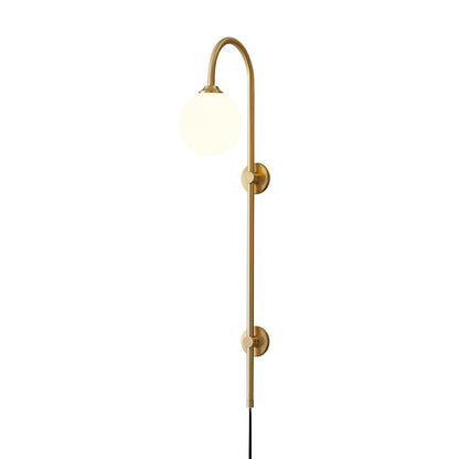 Globe Brass Plug-in Wall light fixture Wall Sconce