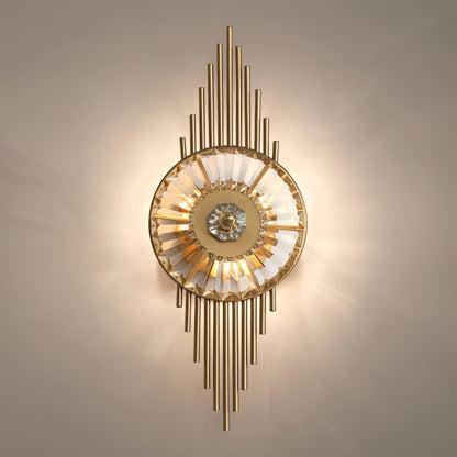 Crystal Gear Gold Wall sconce Wall Light