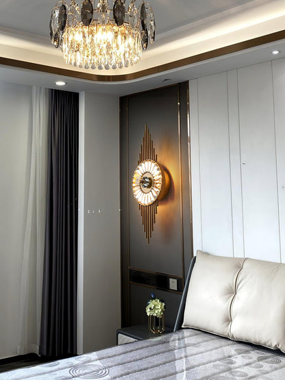 Crystal Gear Gold Wall sconce Wall Light