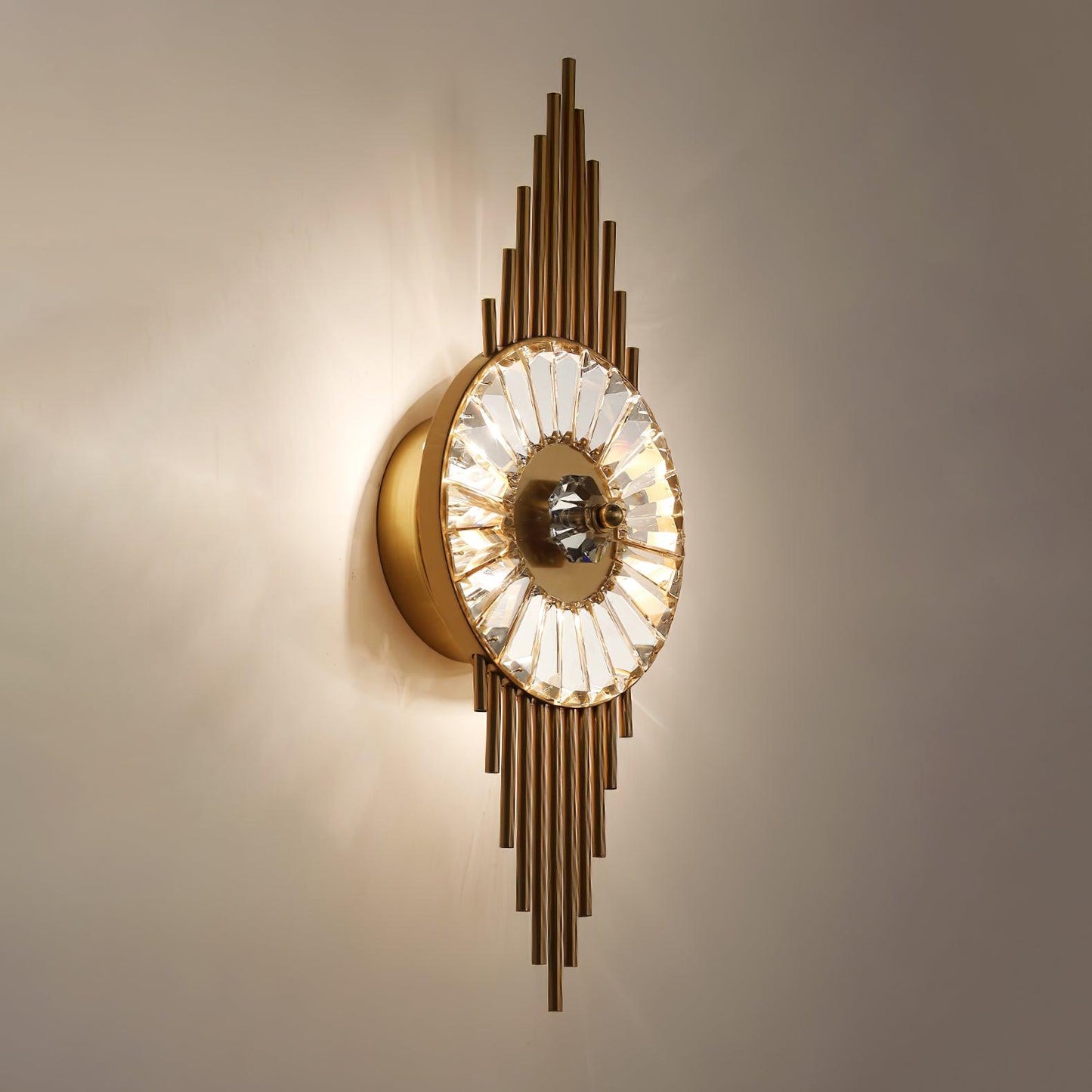 Crystal Gear Gold Wall sconce Wall Light