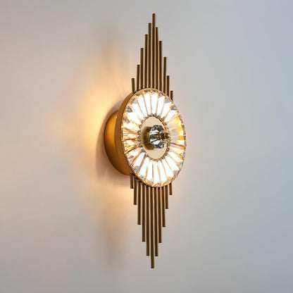 Crystal Gear Gold Wall sconce Wall Light