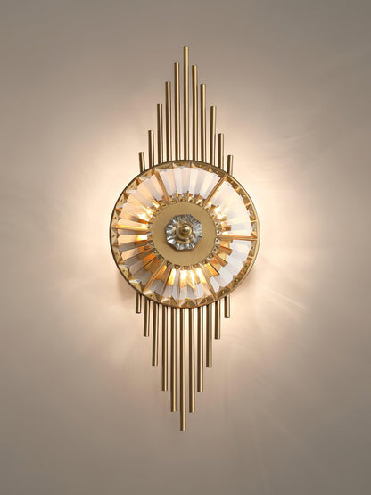 Crystal Gear Gold Wall sconce Wall Light