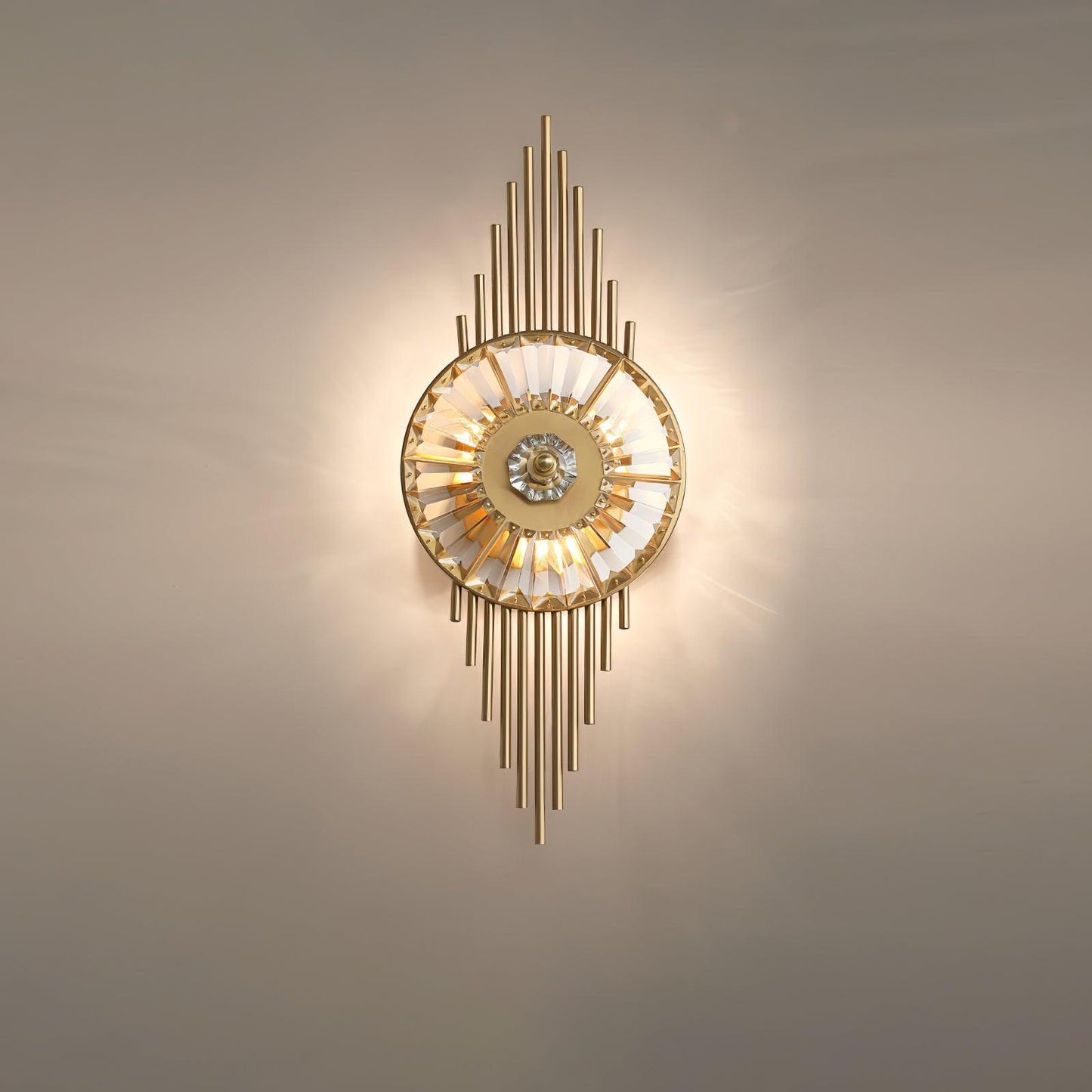 Crystal Gear Gold Wall sconce Wall Light