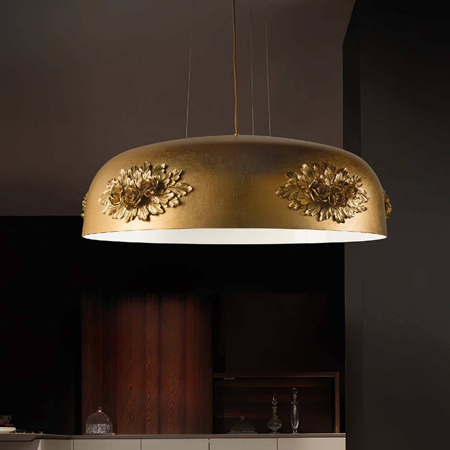 Gold Tuzzi Droplight Pendant Light