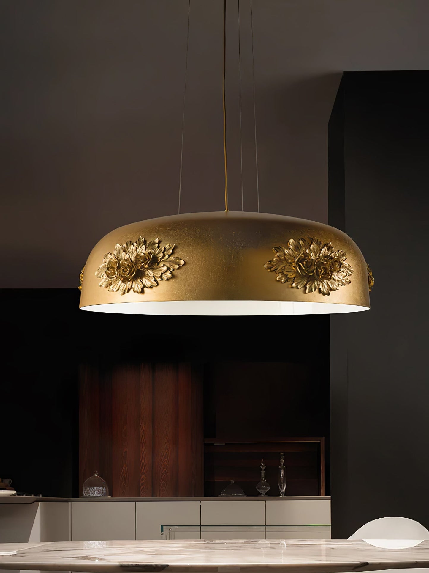 Gold Tuzzi Droplight Pendant Light