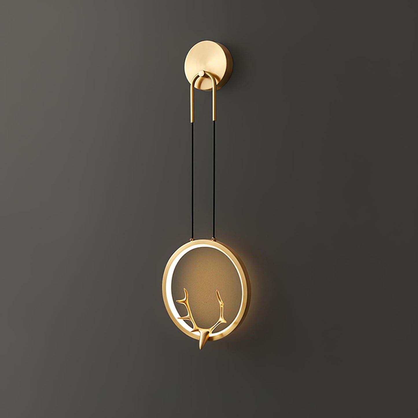 Golden Antler Bracket light Wall Light