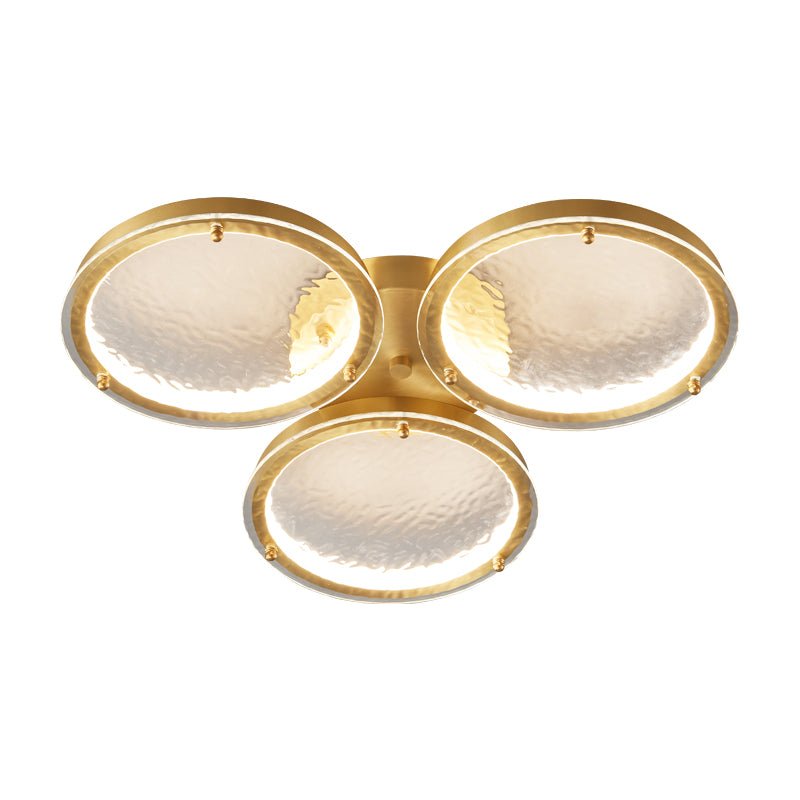 Golden Rings Overhead light Ceiling Light