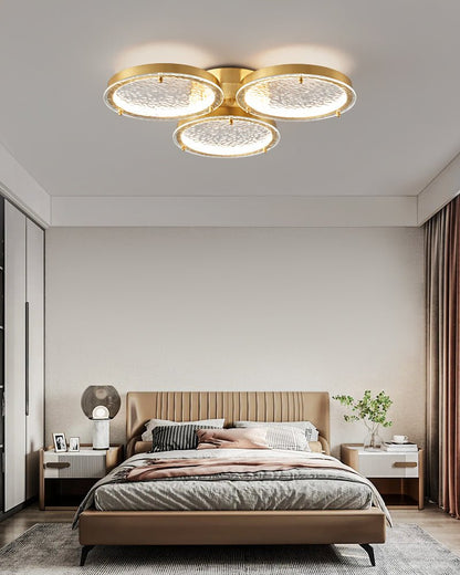 Golden Rings Overhead light Ceiling Light