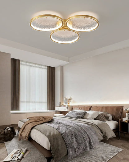 Golden Rings Overhead light Ceiling Light