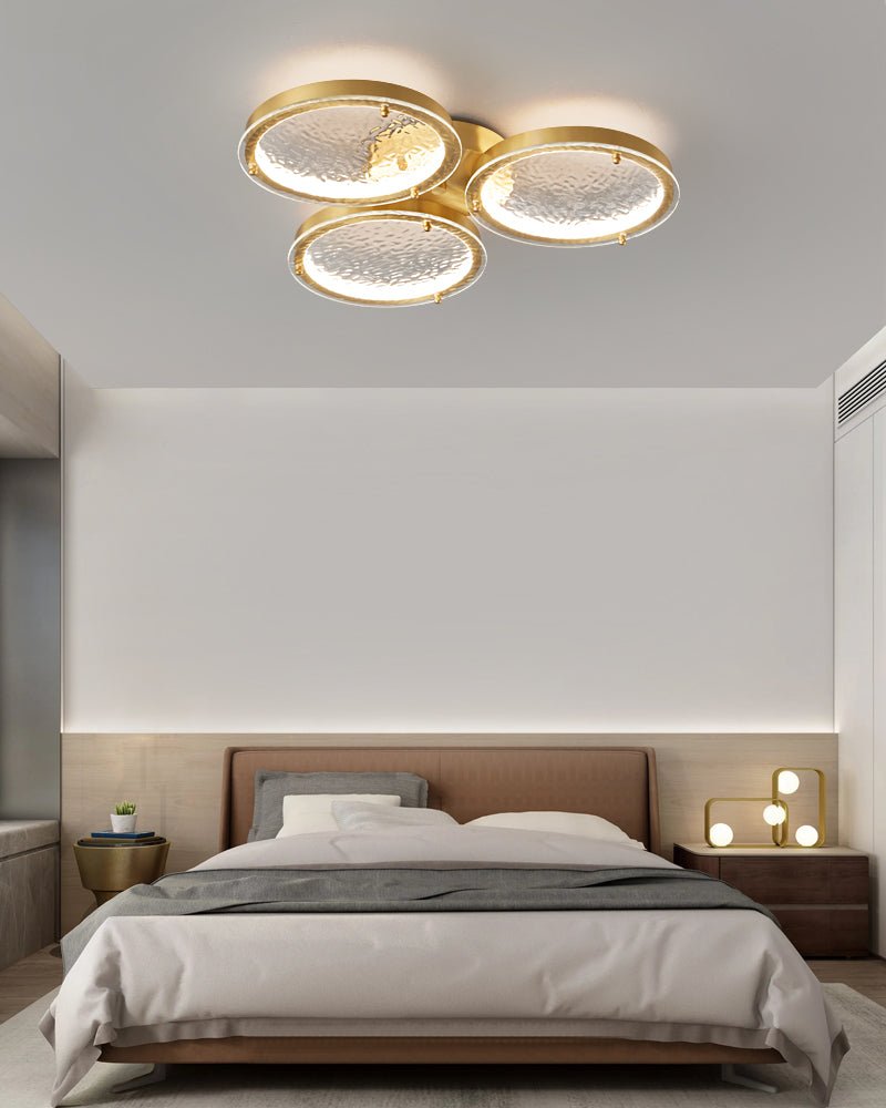 Golden Rings Overhead light Ceiling Light