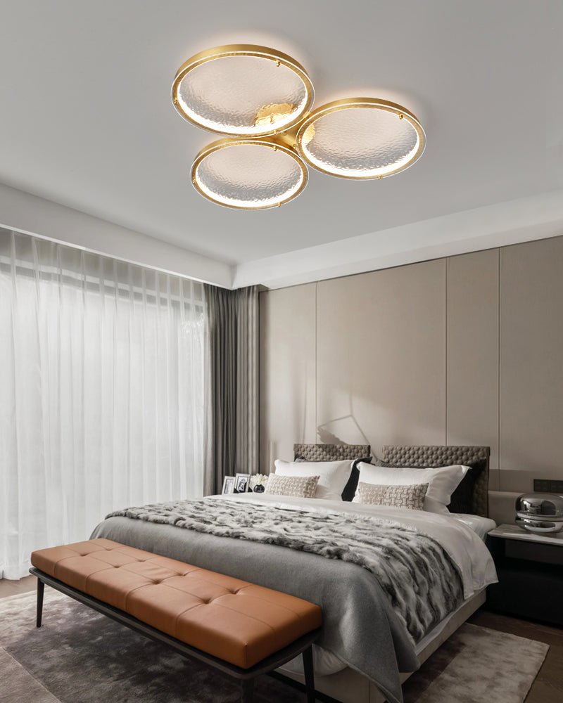 Golden Rings Overhead light Ceiling Light