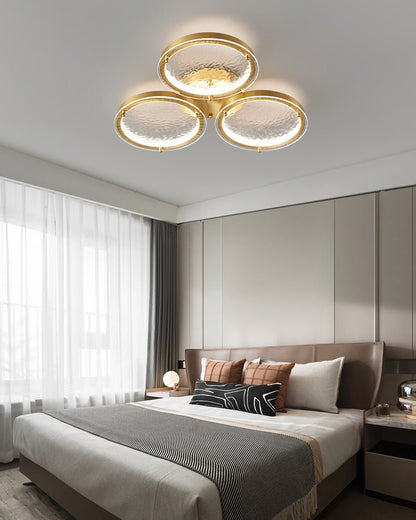 Golden Rings Overhead light Ceiling Light