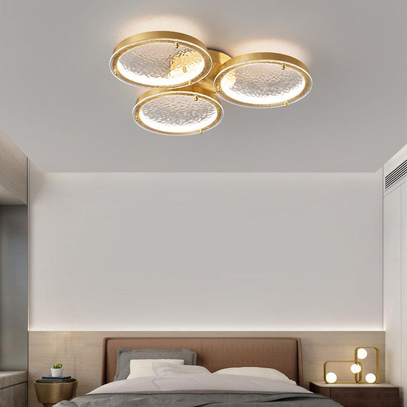 Golden Rings Overhead light Ceiling Light