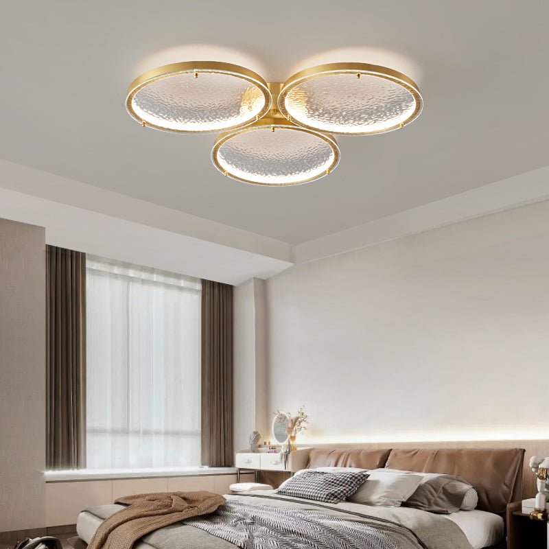 Golden Rings Overhead light Ceiling Light