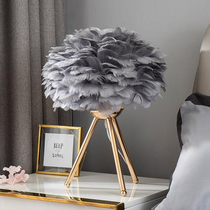 Goose Feather Accent lamp Table Lamp