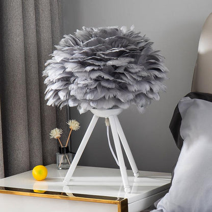 Goose Feather Accent lamp Table Lamp