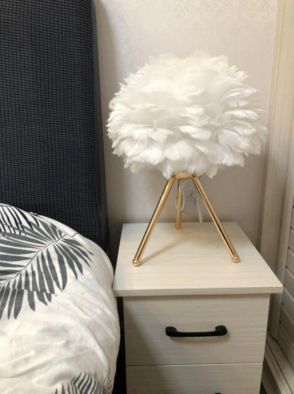 Goose Feather Accent lamp Table Lamp