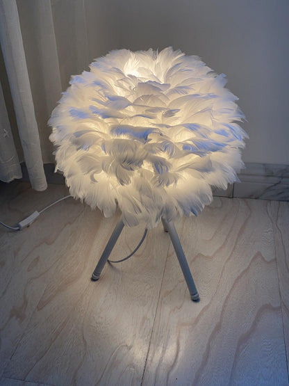 Goose Feather Accent lamp Table Lamp