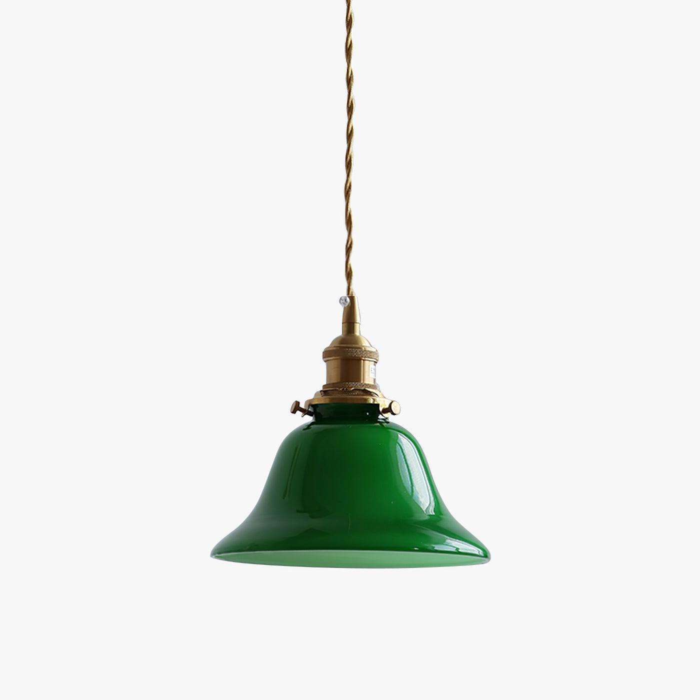 Green Bell Houselight Pendant Light