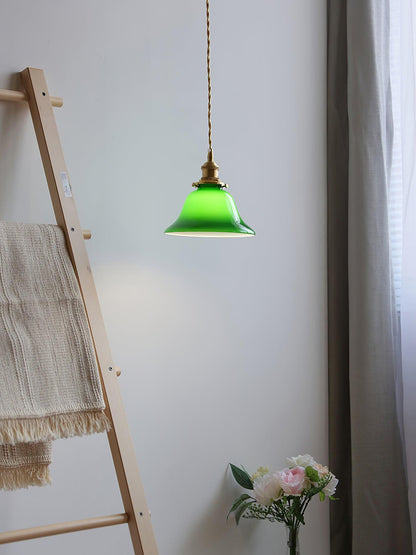 Green Bell Houselight Pendant Light