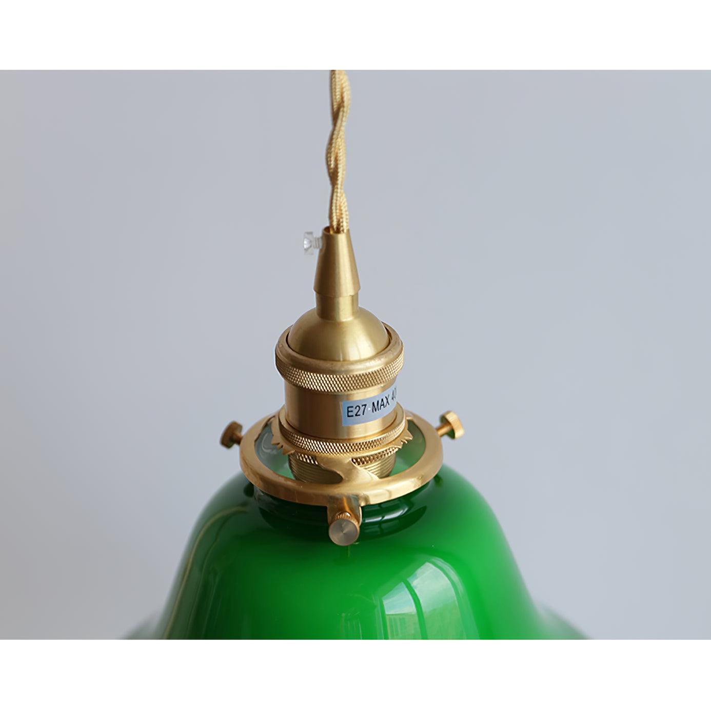 Green Bell Houselight Pendant Light