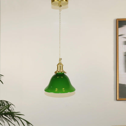 Green Bell Houselight Pendant Light