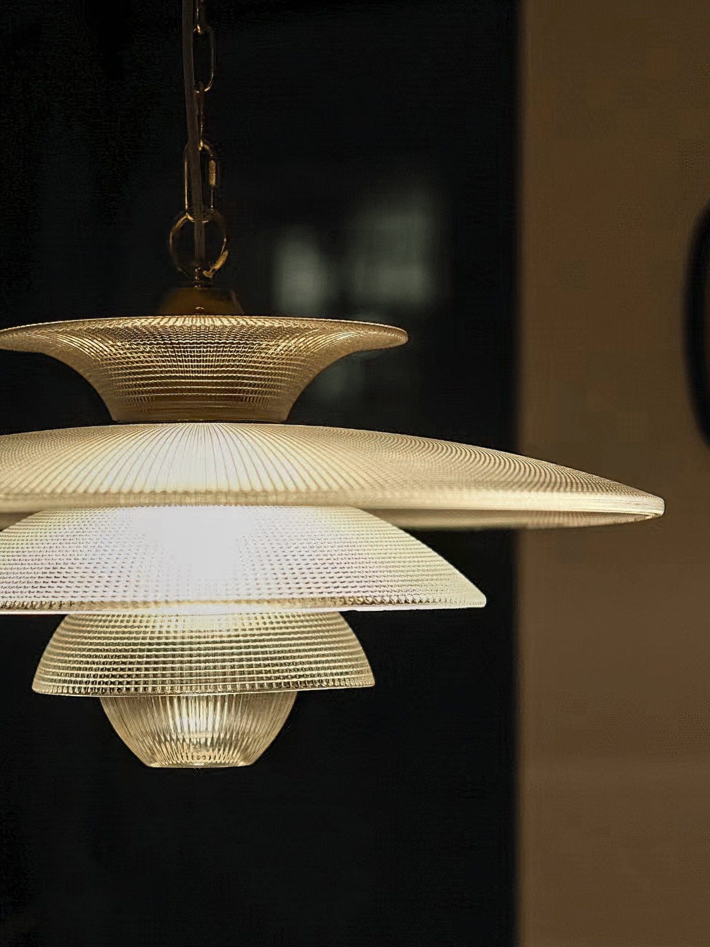 Grid Glass Hanging light Pendant Light