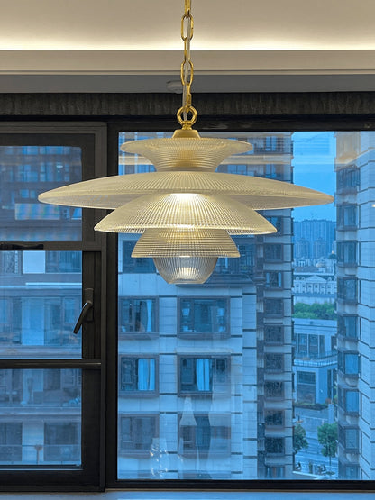 Grid Glass Hanging light Pendant Light