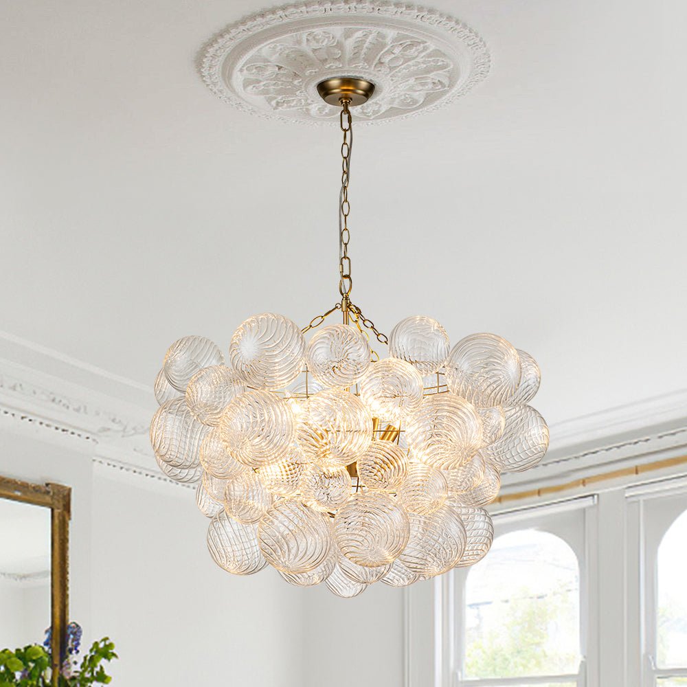 Glass Ball Bubbles Electrolier Chandelier