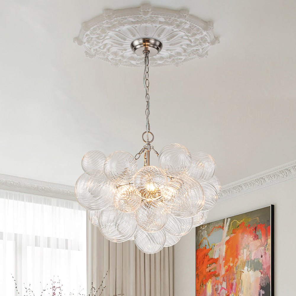 Glass Ball Bubbles Electrolier Chandelier