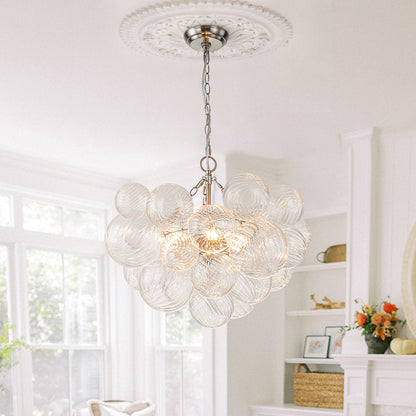 Glass Ball Bubbles Electrolier Chandelier