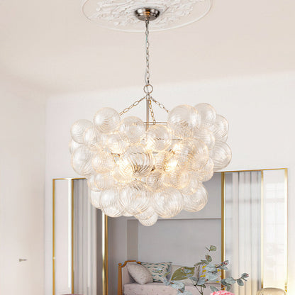 Glass Ball Bubbles Electrolier Chandelier