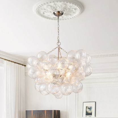 Glass Ball Bubbles Electrolier Chandelier