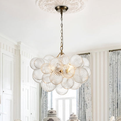 Glass Ball Bubbles Electrolier Chandelier