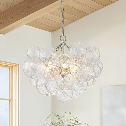 Glass Ball Bubbles Electrolier Chandelier