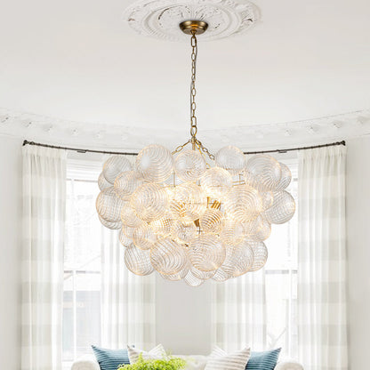 Glass Ball Bubbles Electrolier Chandelier