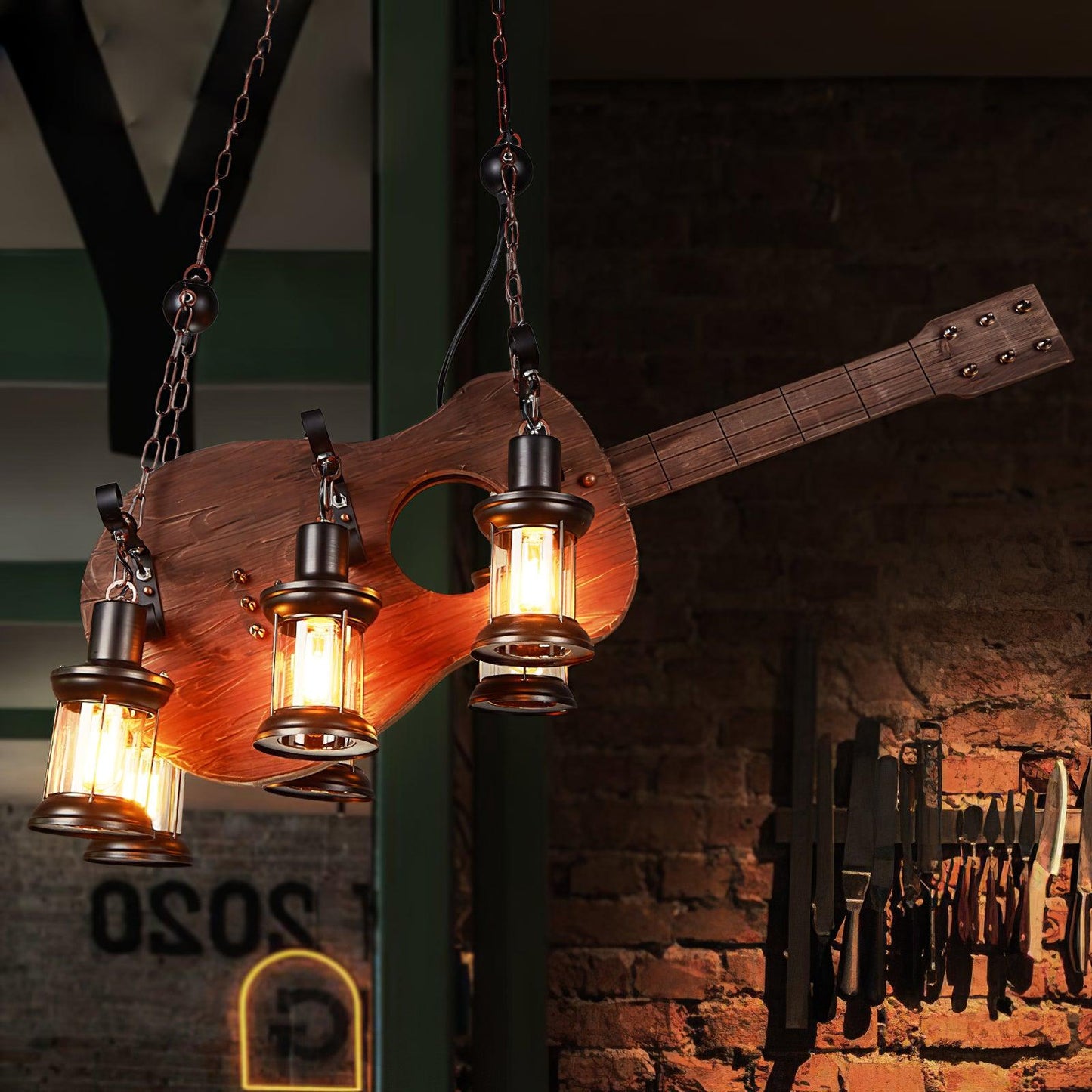 Guitar Ceiling light fitting Pendant Light