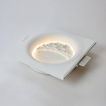 Gypsum Moon Bracket light Wall Lamp