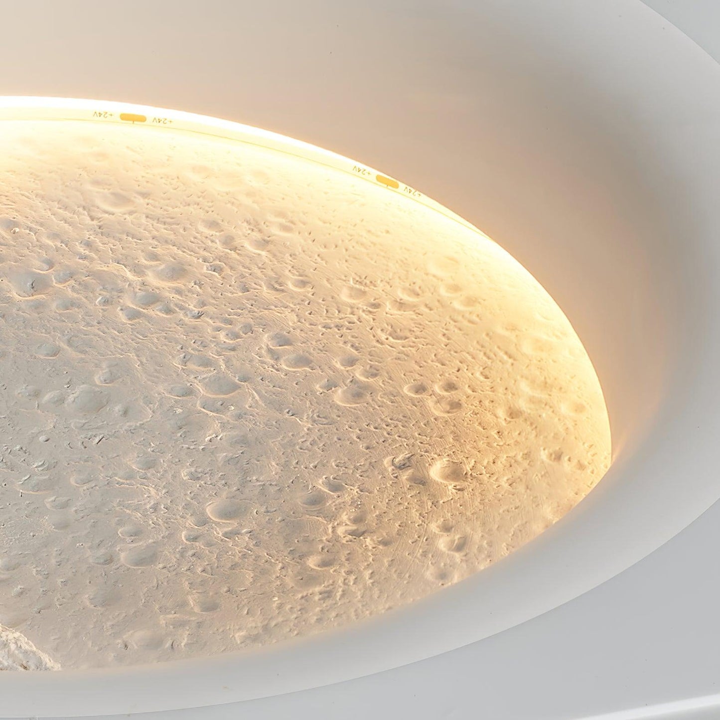 Gypsum Moon Bracket light Wall Lamp