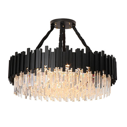 Gio Crystal Chandelier, Black