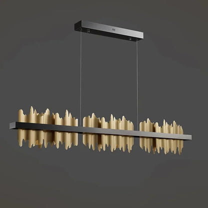 Nera Brushed Brass Dining Room Chandelier