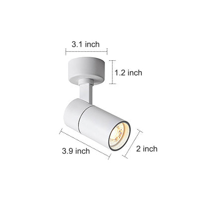 Up and Down Adjustable Round LED Ceiling Mounted Minimalist Spotlight