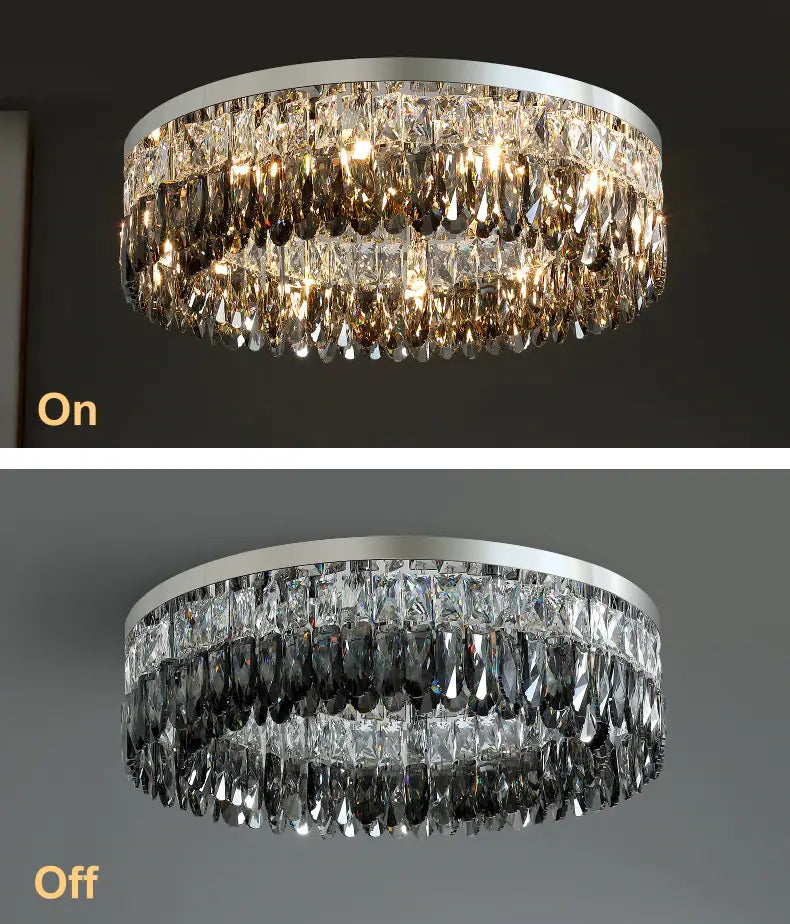 Giano Crystal Ceiling Light Fixture