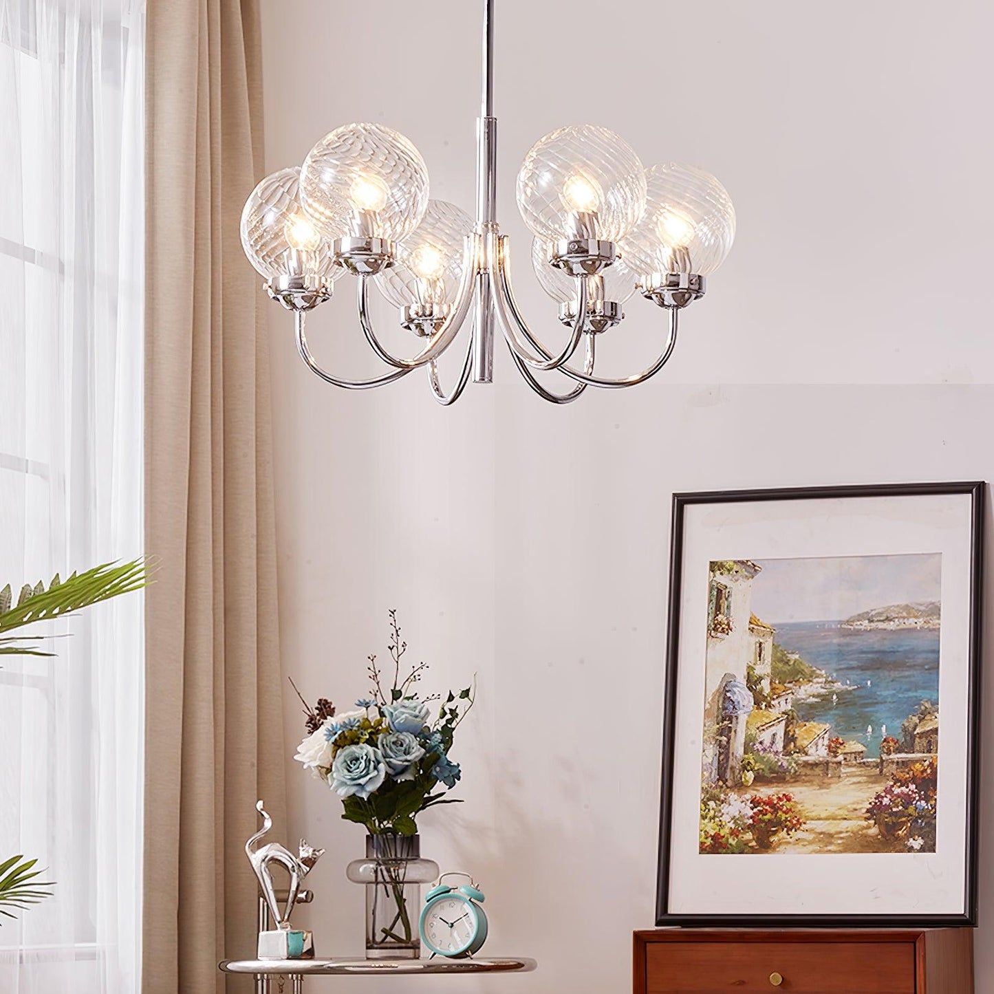 Hamilton Gasolier Chandelier