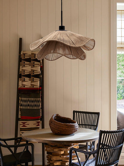 Handmade Straw Hat Hanging light Pendant Lamp